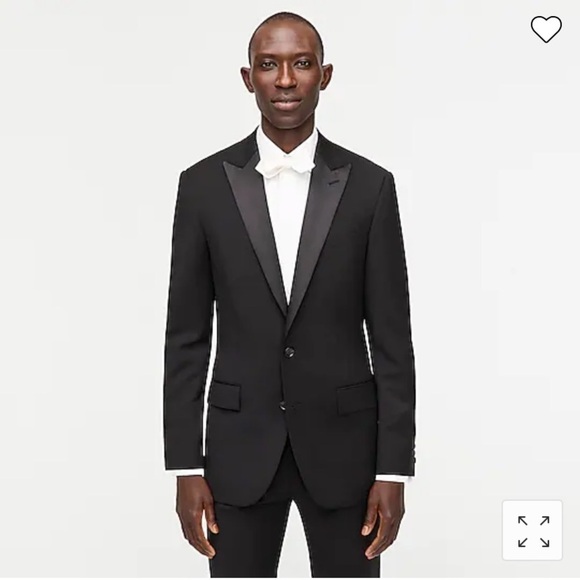 J Crew Ludlow Slim-fit tuxedo jacket in Italian wool 50678 - Picture 1 of 8